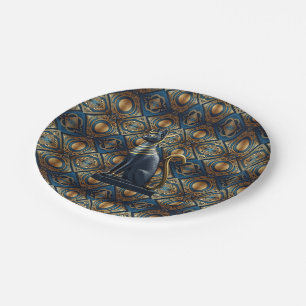 Plato De Papel Diseño egipcio, islámico, árabe y africano moderno