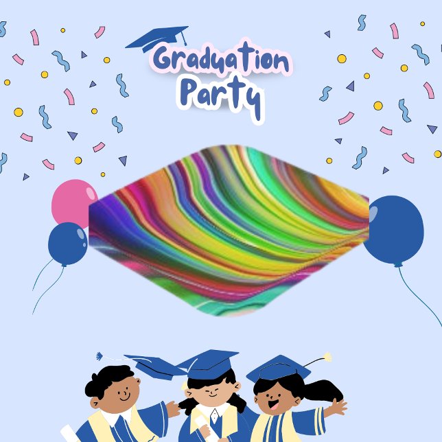 Plato De Papel Diseño estético moderno ondulado (Subido por el creador)