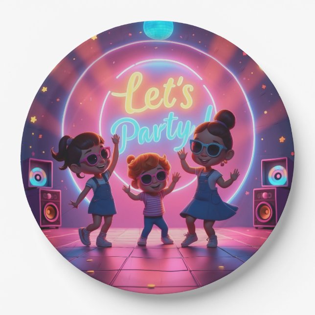 Plato De Papel Diseño infantil (Anverso)