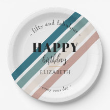 Diseño Minimalista de cumpleaños en colores pastel