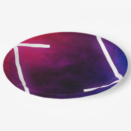 Plato De Papel Diseños atractivos en placas de papel redondo de 9