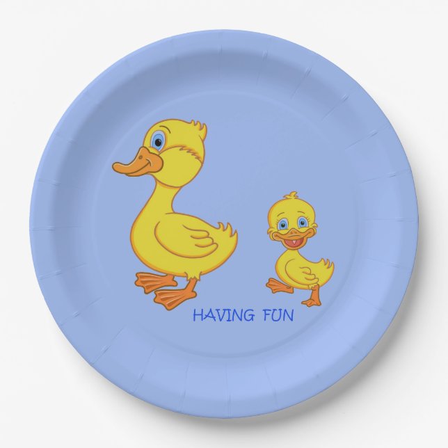 Plato De Papel Diversión (Anverso)