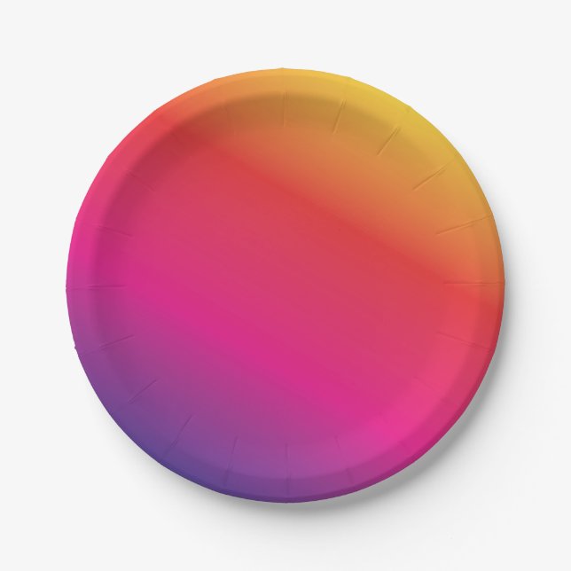 Plato De Papel Diversión LGBTQ asombrosa (Anverso)