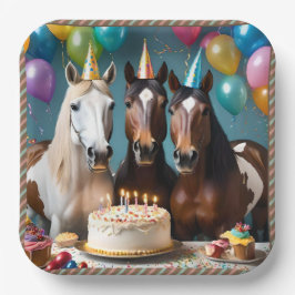 Plato De Papel Diversión y diversión: la celebración del cumpleañ