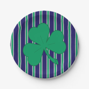 Plato De Papel Diversión y fantasía Shamrock