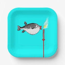 Plato De Papel Divertida fiesta de cumpleaños