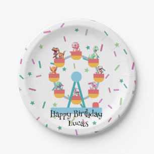 Plato De Papel Divertida fiesta de cumpleaños DIY Nam