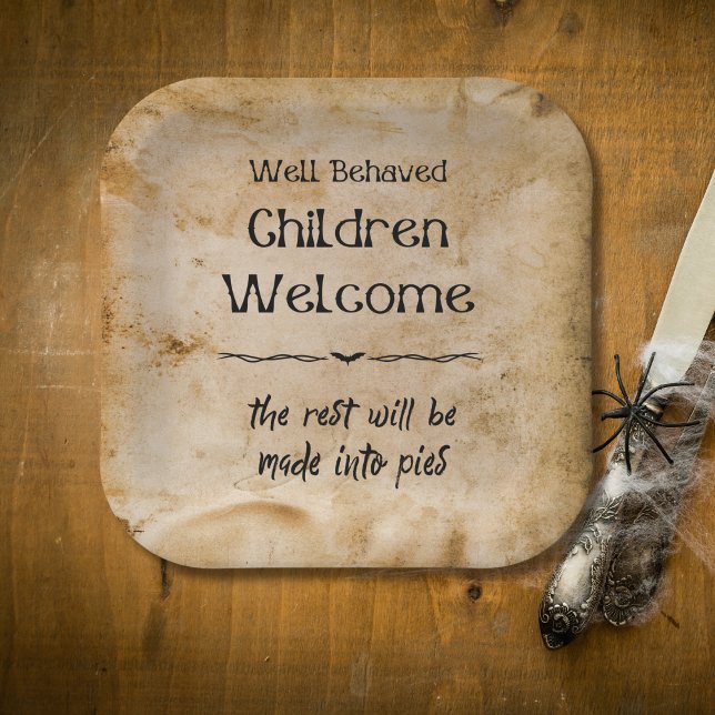 Plato De Papel Divertida fiesta de Halloween para los niños con l (Subido por el creador)