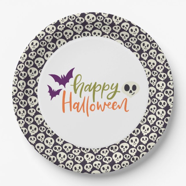 Plato De Papel Divertido calcula las placas de papel de la fiesta (Anverso)