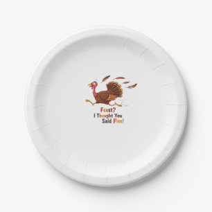 Plato De Papel Divertido escape de la camiseta clásica de Acción