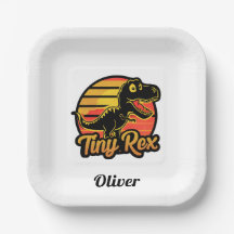 Divertido viaje de dinosaurios vintage al Sunset T