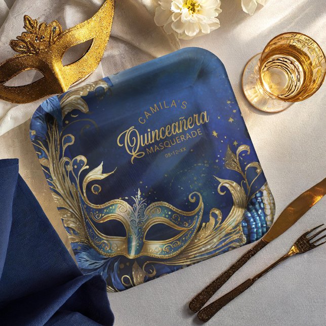 Plato De Papel DNI1031 de quinceanera (Subido por el creador)