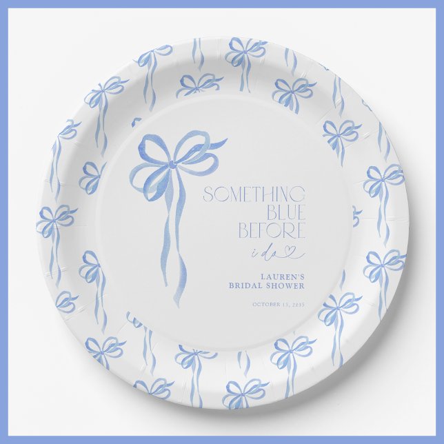 Plato De Papel Doblar Algo Azul Antes De Hacer Ducha De Novias (Subido por el creador)
