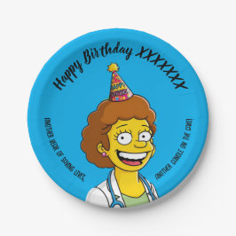 Plato De Papel DOCTORS BIRTHDAY blue pediatric anti-stress