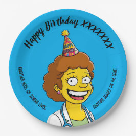 Plato De Papel DOCTORS BIRTHDAY blue pediatric fun girl