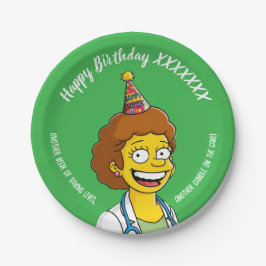 Plato De Papel DOCTORS BIRTHDAY green pediatric anti-stress