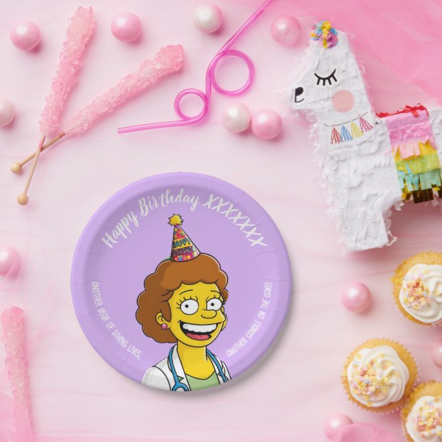 Plato De Papel DOCTORS BIRTHDAY violet pediatric anti-stress (Fiesta)