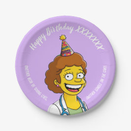 Plato De Papel DOCTORS BIRTHDAY violet pediatric anti-stress