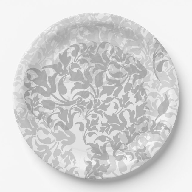Plato De Papel Dogo Alemán Abstracto (Anverso)