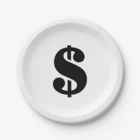 Dólar | Alfabeto simple de esténcil