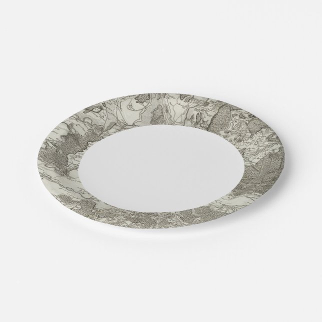 Plato De Papel Dole, Auxonne (Angular)