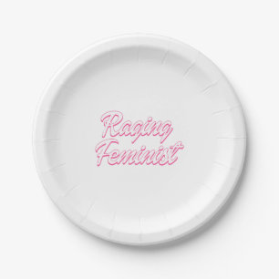 Plato De Papel Dolor feminista furioso