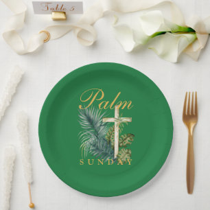 Plato De Papel Domingo de Ramos