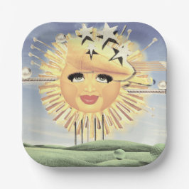 PLATO DE PAPEL ¡DOMINGO GOLF!