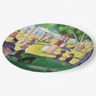 Plato De Papel Domingo Por La Tarde En La Isla De La Grande Jatte