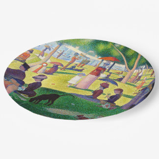 Plato De Papel Domingo Por La Tarde En La Isla De La Grande Jatte