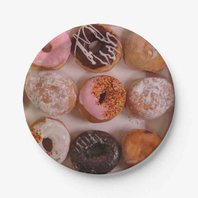 PLATO DE PAPEL ¡DONAS! (Anverso)