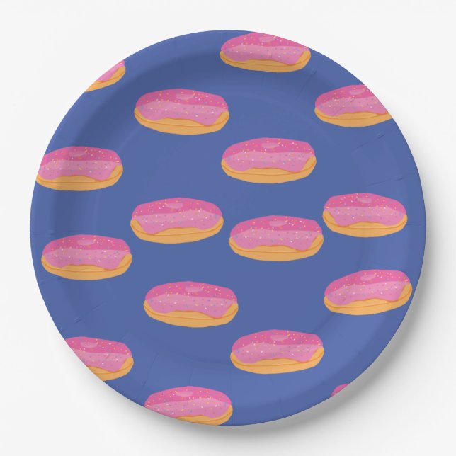 Plato De Papel Donas (Anverso)