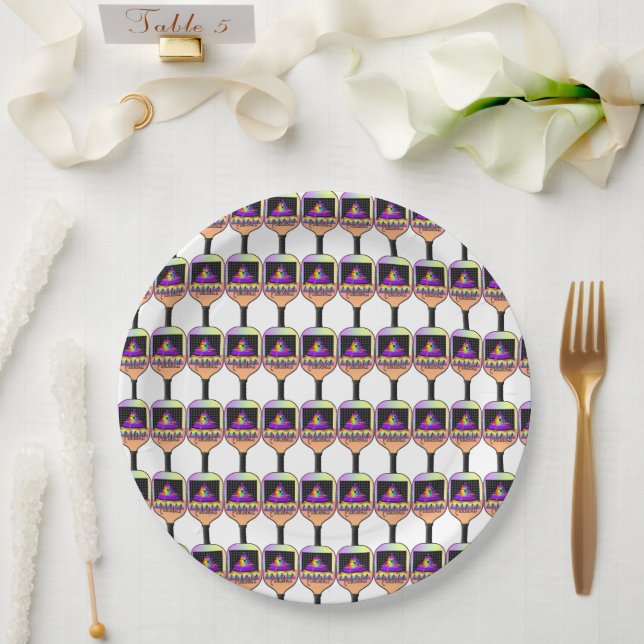 Plato De Papel ¿Dónde está la pelota de bolas? (Boda)