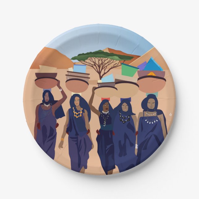 Plato De Papel Dónde están los bebés (Anverso)