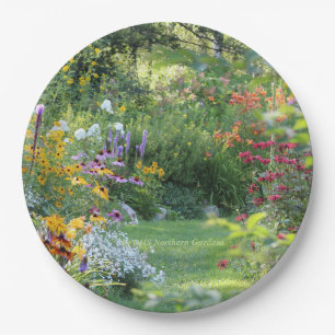 Plato De Papel Donde tres jardines se encuentran