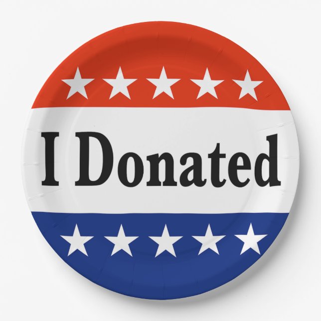 Plato De Papel Doné (Anverso)