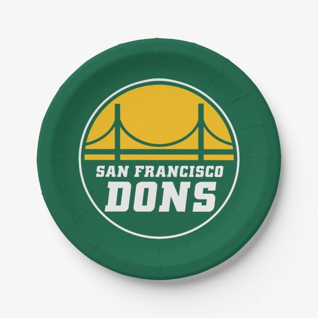 Plato De Papel Dons de San Francisco (Anverso)