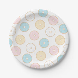 Plato De Papel Donut Baby Sprinkle