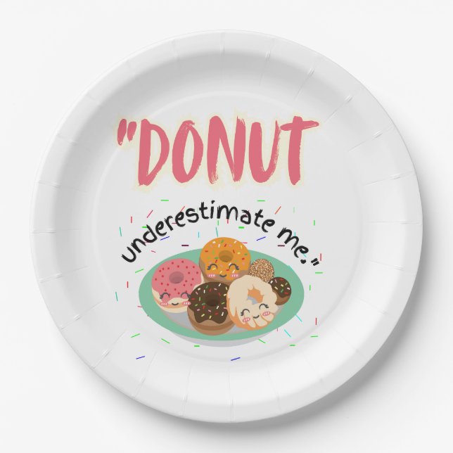 PLATO DE PAPEL DONUT BAJO ESTIMACIÓN (Anverso)