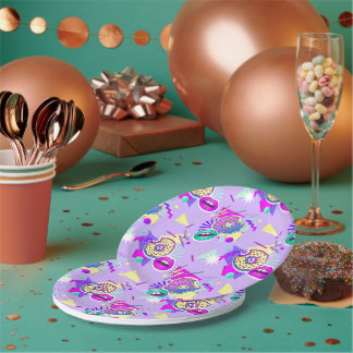 Plato De Papel Donuts