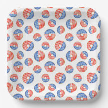 DONUTS AZULES ROJOS PATRIÓTICOS