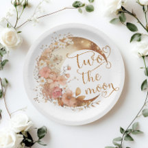 Dos chicas florales de oro de la luna en segundo c