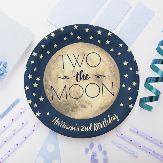 Plato De Papel Dos El Segundo Cumpleaños De La Luna (Subido por el creador)