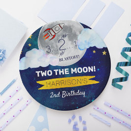 Plato De Papel Dos El Segundo Cumpleaños De La Luna