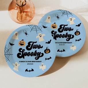 Plato De Papel Dos espeluznantes Fiestas de cumpleaños de Hallowe