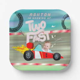 Plato De Papel Dos Fiestas de Cumpleaños Rápido