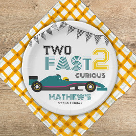 Plato De Papel Dos Fiestas de segundo cumpleaños de 2 Curiosos au