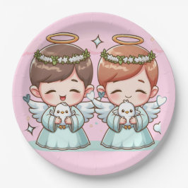 Plato De Papel Dos guardias fuertes