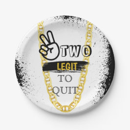 Plato De Papel DOS LEGÍTIMOS PARA RENUNCIAR A LAS Placas DE Papel