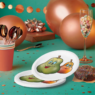 Plato De Papel Dos Pases Felices